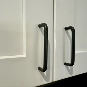 Mastercraft 28 cabinet pulls 3.75” black minimalist